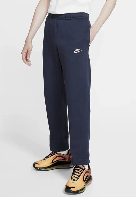 Joggers Nike Sportswear Club Fleece Openhem en azul marino - Image 1